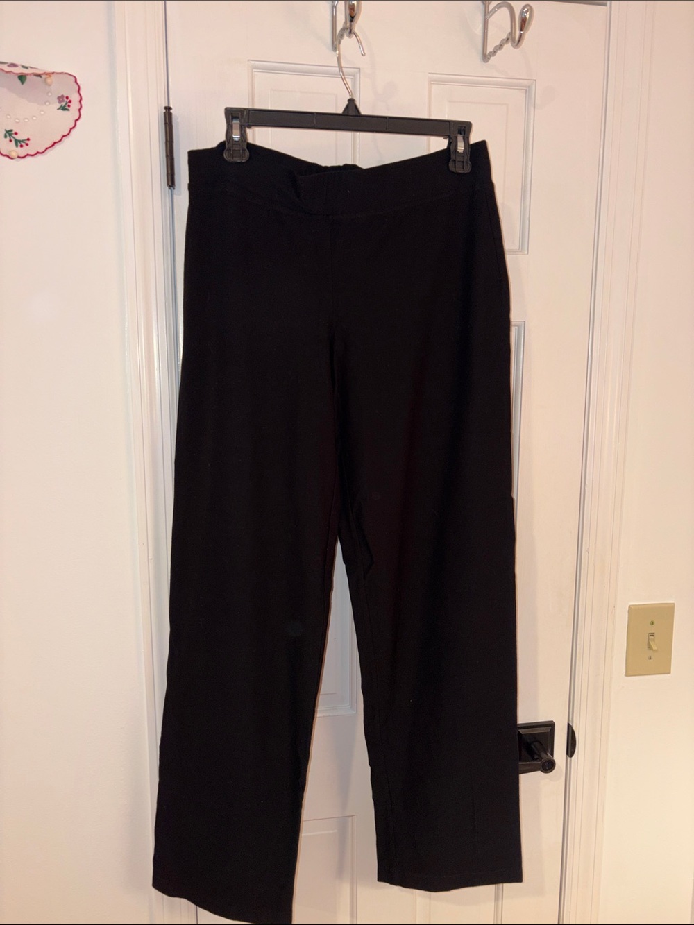 Eileen Fisher Black Straight Leg Pants Size Medium